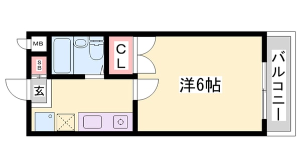 明石駅 バス15分  有瀬橋下車：停歩7分 3階の物件間取画像